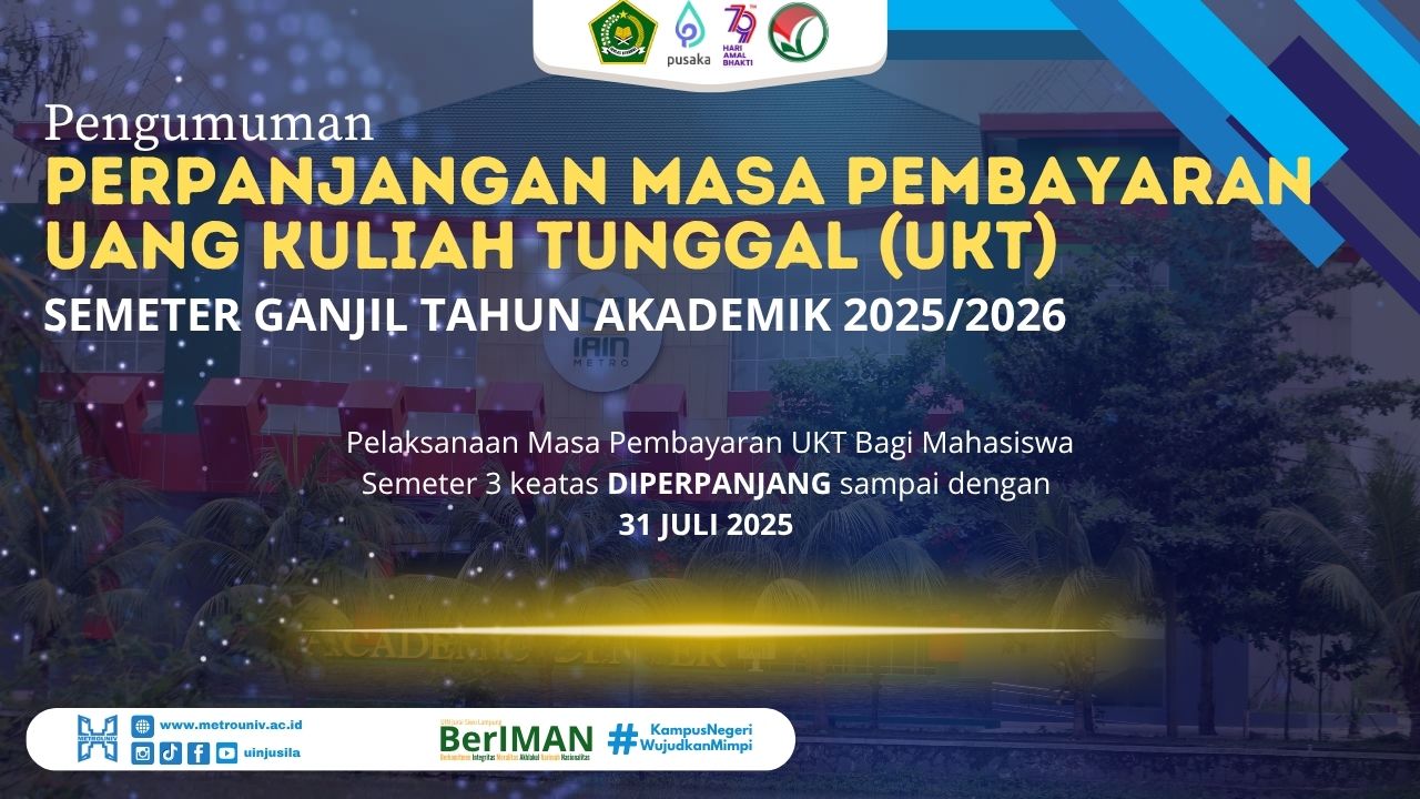 Banner Perpanajangan UKT Mahasiswa Lama 2025