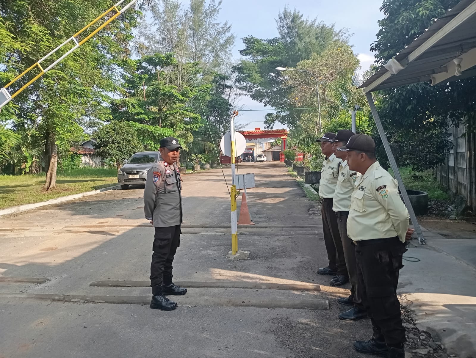 pembinaan satpam polres lamptim 1